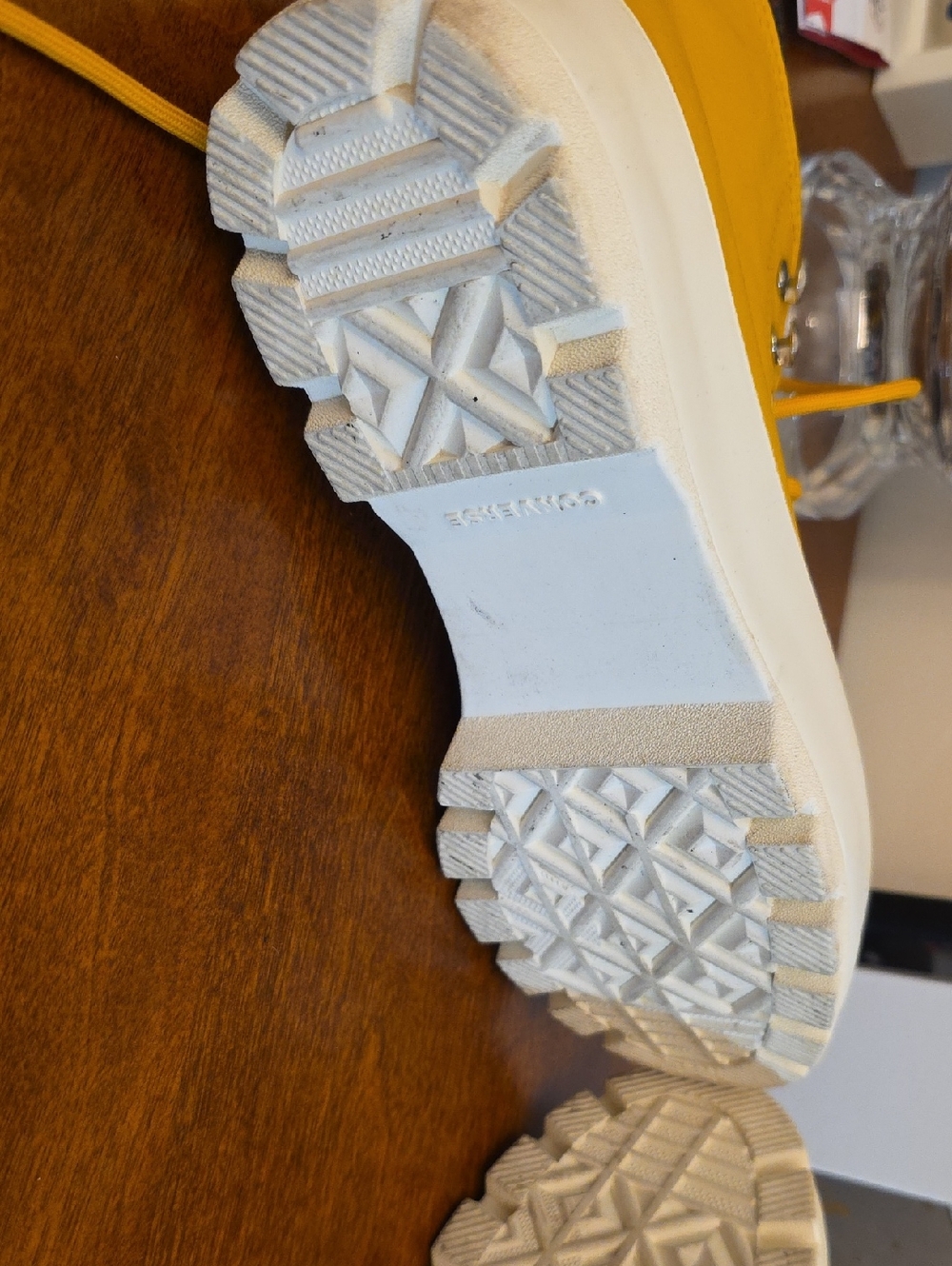 Converse Yellow High-Top Sneakers - Picture 6 of 7